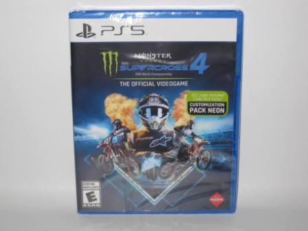 Monster Energy Supercross 4 (with DLC) (SEALED) - PS5 Game